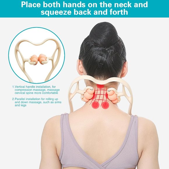 Handheld Neck Massage Roller - Picture 2 of 3